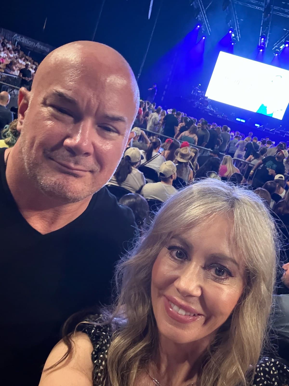 Bill and Michelle at a Russell Dickerson concert